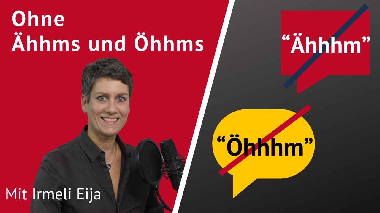 Ähms und Öhms verbannen bei der Rhetorik